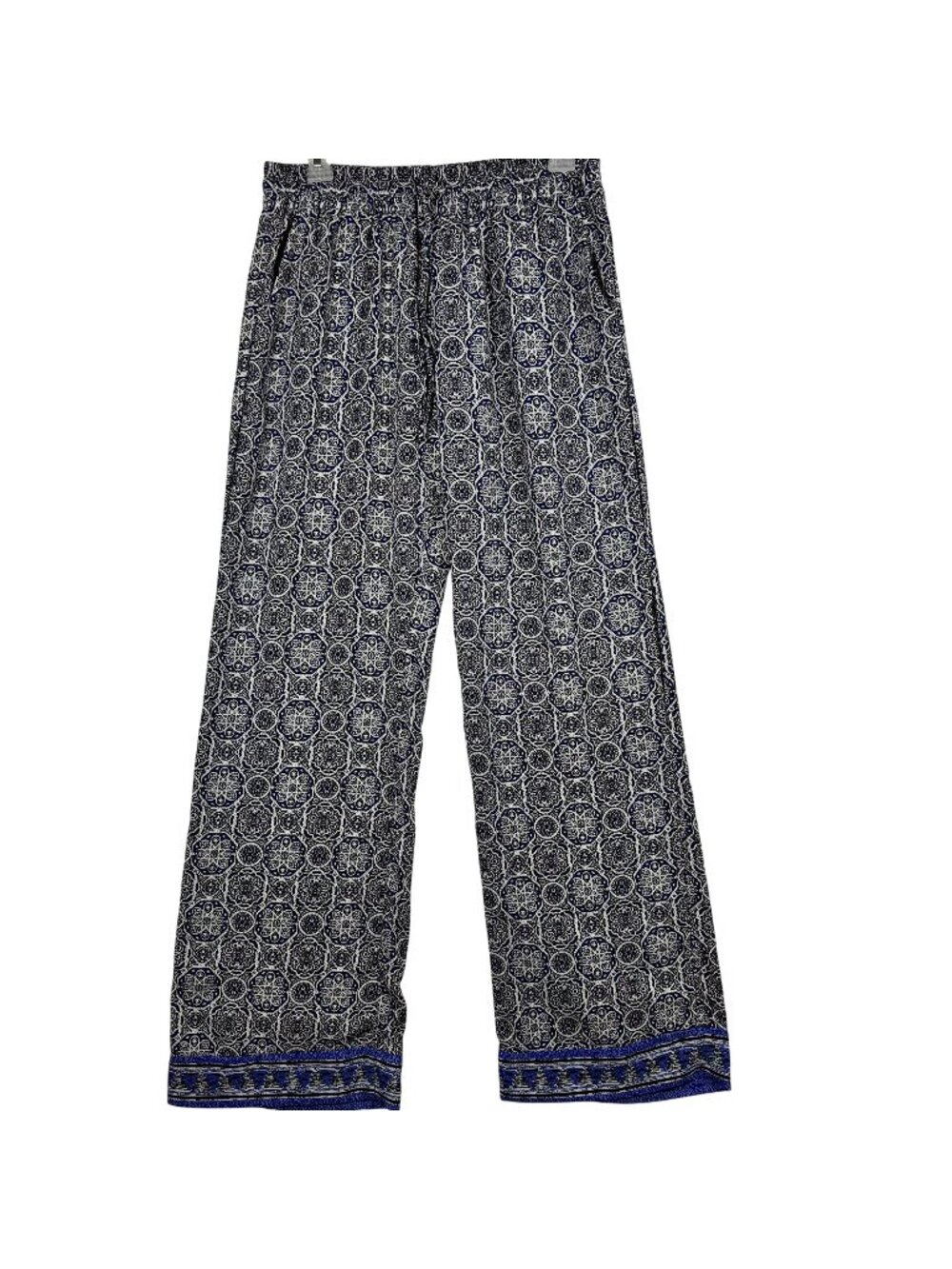 Saint Tropez West Bohemian Printed Relaxed Fit Elastic Waist Wide Leg Women's M